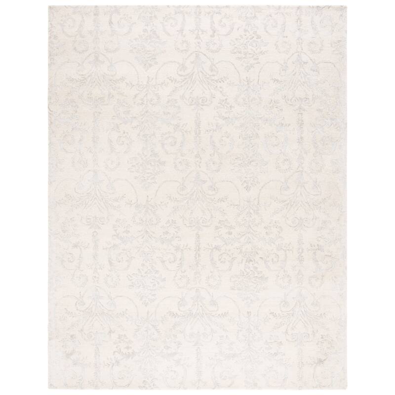 SAFAVIEH Handmade Bella Eleanor Modern Floral Wool Rug
