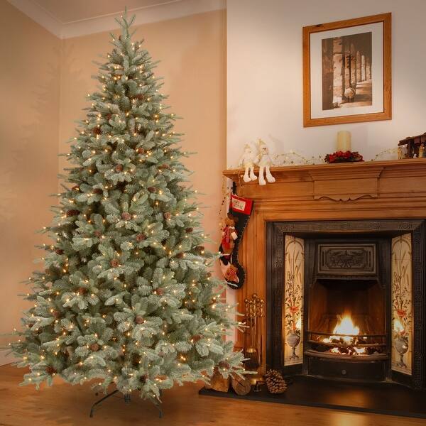 7.5' Pre-Lit Medium Frasier Fir Artificial Christmas Tree, Clear Lights