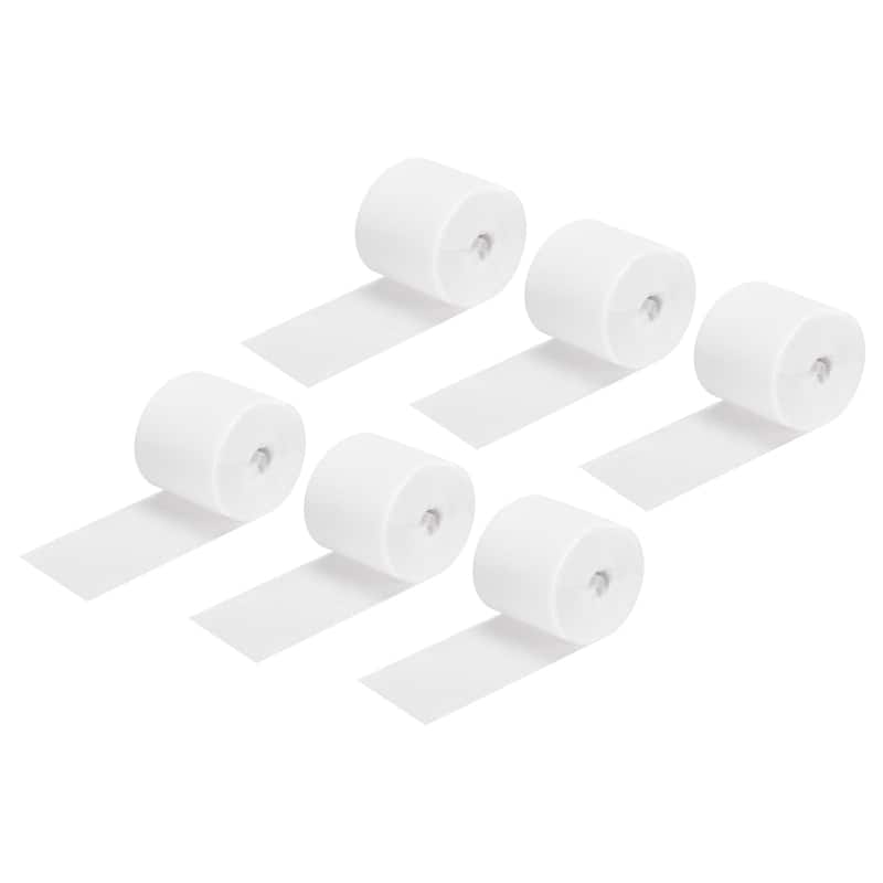 6pcs Crepe Paper Streamer 32ft Long 1.37 Inch Wide for Party Ornament
