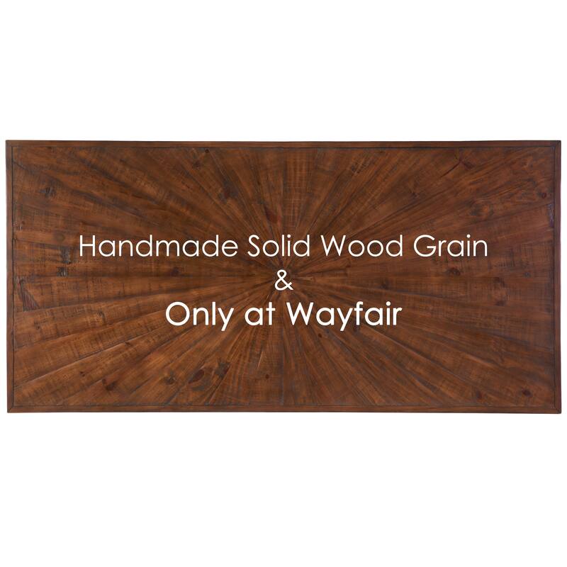 78" Solid Wood Base Dining Table