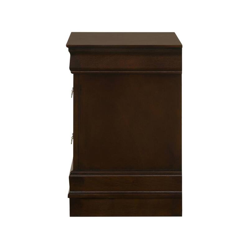 MDF Nightstand with 2 Drawers