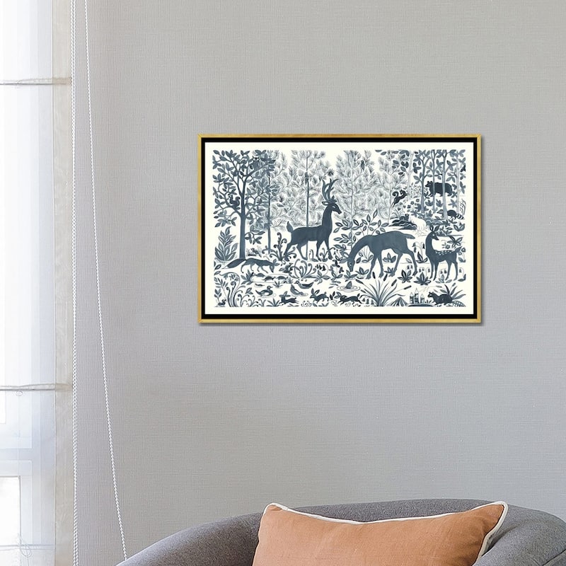 iCanvas "Forest Life I" by Miranda Thomas Framed Canvas Print