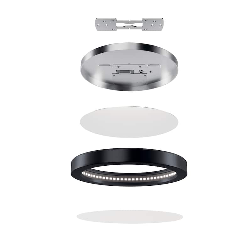 Kichler Lighting Ara 7.25" Round Downlight in Black - 7.01