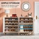 preview thumbnail 4 of 16, 20 Pairs Entryway Shoe Storage Cabinet Storage Organizer for Closet