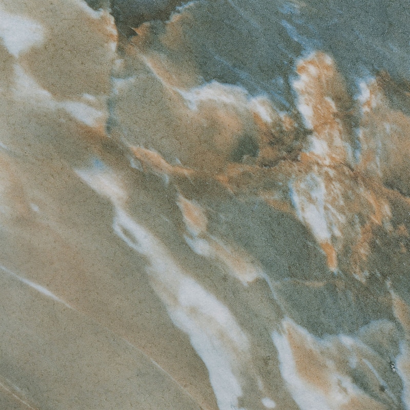 Quadra Cube Concrete Side Table with Marble Finish