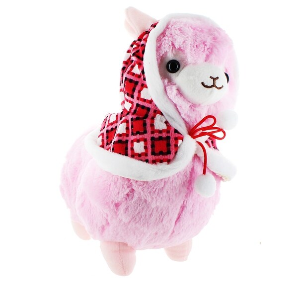 pink stuffed llama
