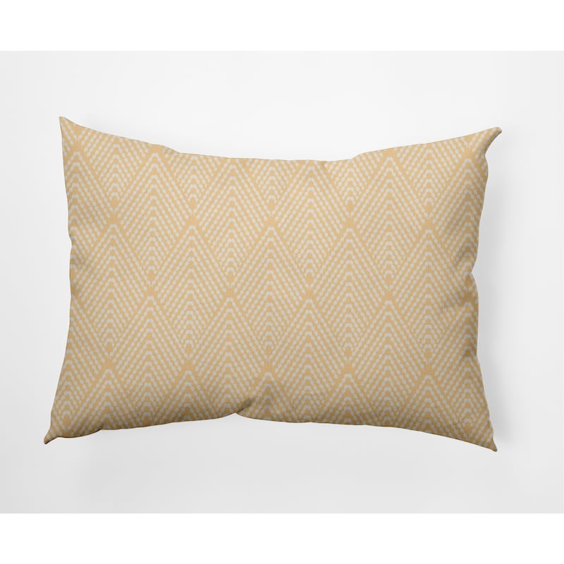 Lifeflor Diamond Indoor/Outdoor Throw Pillow - Corn Yellow - 14" x 20"