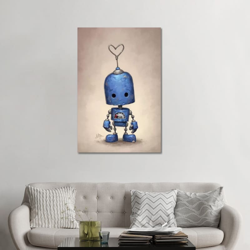 iCanvas "Blue" by Matt Dixon Canvas Print - 48x32x1.5