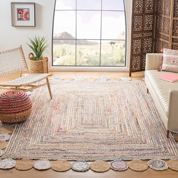 SAFAVIEH Handmade Cape Cod Lynda Coastal Jute Rug - On Sale - Bed