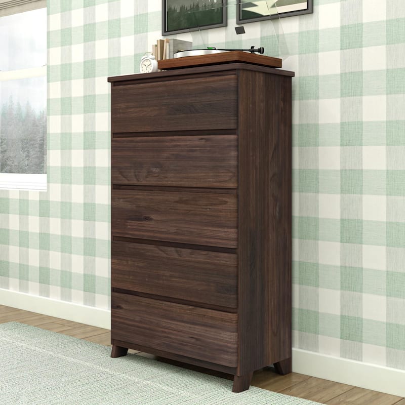 Max and Lily Farmhouse 5-Drawer Dresser