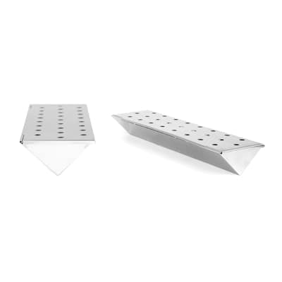 Charcoal Companion Nonstick V Shaped Smoker Box for Gas Grills