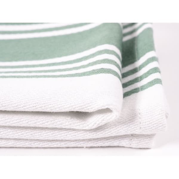 KAF HOME Set of 4 Deluxe Popcorn Terry Kitchen Towels, 20 x 30 in