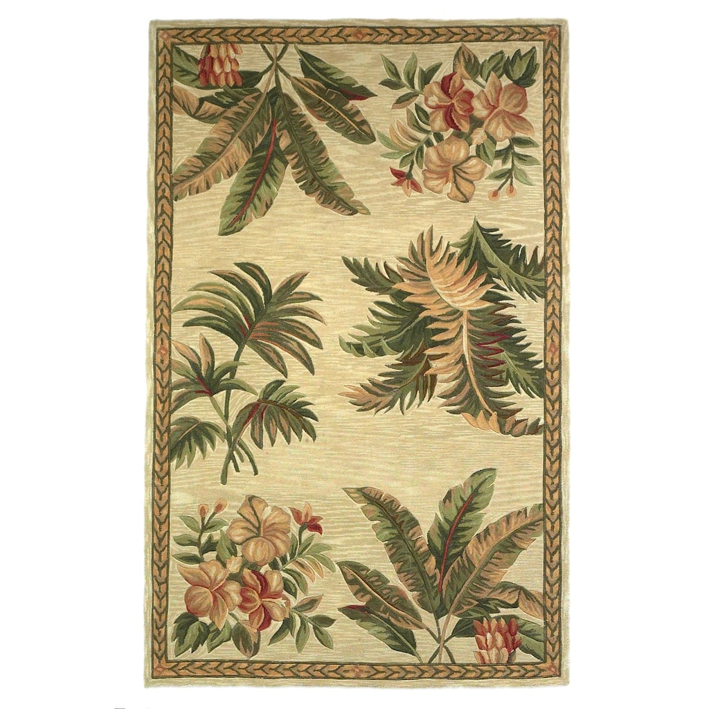 Domani Classics Mid-Century Tropics Hand-Tufted Wool Rug