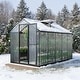 preview thumbnail 8 of 30, Aoodor Polycarbonate Walk-in Greenhouse with Aluminum Frame and Roof Vent