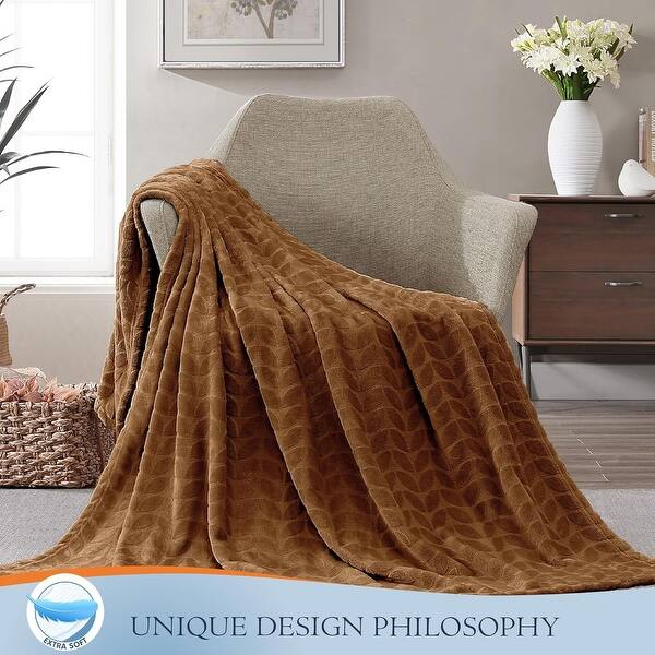 Coperta Pile Extra Large Exclusivo Mezcla 127x178 Cm - Morbida, Calda E Leggera, Per Divano E Letto, Verde Menta