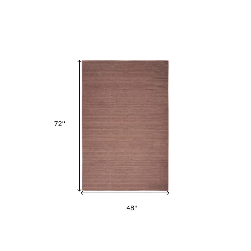 Gezas Power Loomed Abstract Modern Low Pile Area Rug By HomeRoots - 72' X '48' X '0.25