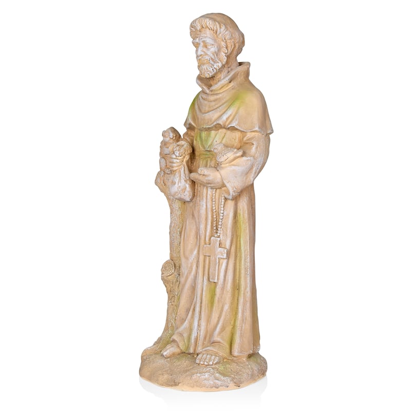 Old World St. Francis Statue