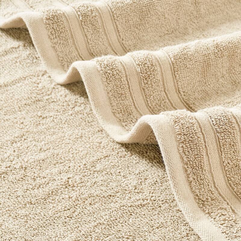 Modern Threads Damask Jacquard 6-piece Embellished Border Towel Set
