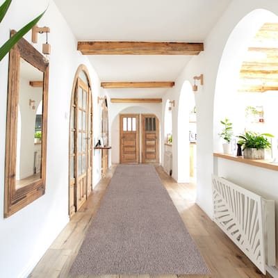 High-Quality Indoor/Outdoor Custom Size Carpet Runner Rug with Non-Slip PVC Backing 31'' wide x your choice of lenght