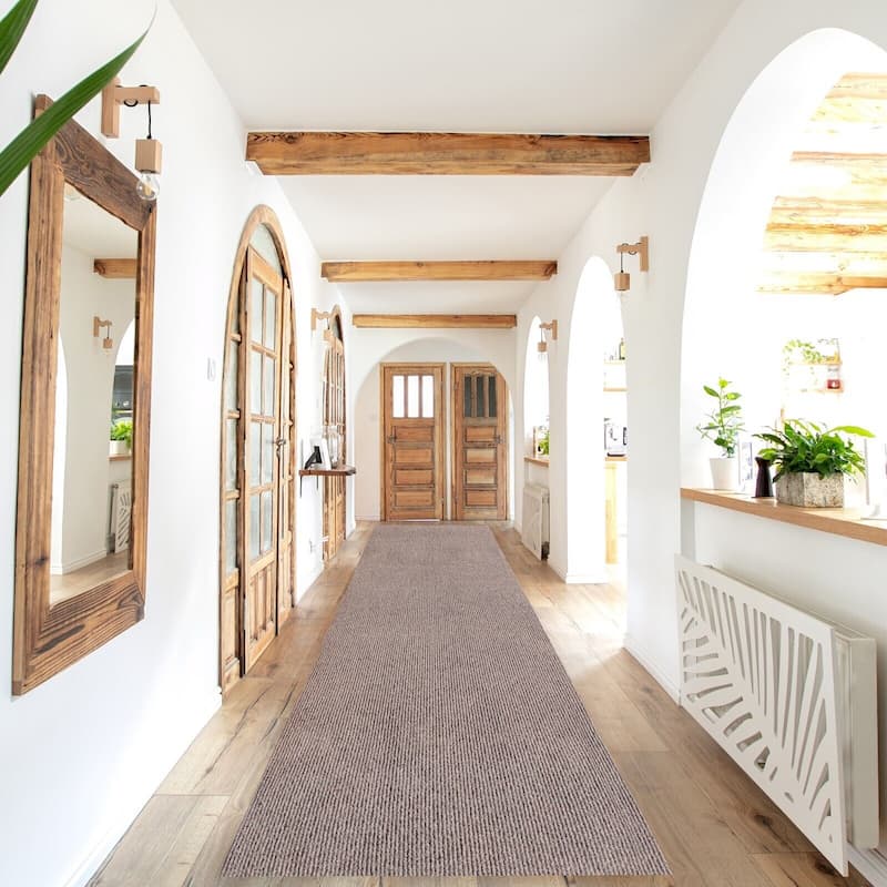 High-Quality Indoor/Outdoor Custom Size Carpet Runner Rug with Non-Slip PVC Backing 36'' wide x your choice of lenght