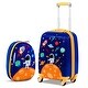 preview thumbnail 1 of 18, 2 Pieces 12 Inch 18 Inch Kids Luggage Set with Backpack and Suitcase for Travel - 20" x 13" x 8.5"(L x W x H)
