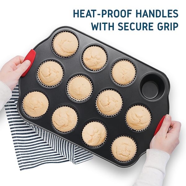 8-Piece Silicone Baking Pans Sets - Nonstick Silicone Bakeware Set BPA Free  Heat Resistant