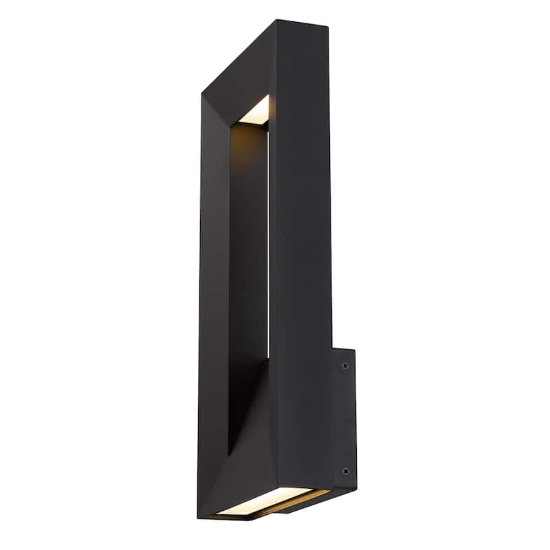 16 inch LED Wall Sconce - Black