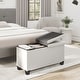 preview thumbnail 14 of 62, Nestl Storage 30-In Storage Ottoman Bench with Storage Bins for Bedroom - Folding Foot Rest Ottoman with Storage for Living Room