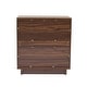 preview thumbnail 5 of 26, Wood Accent Cabinet Sideboard Buffet with Rattan Doors