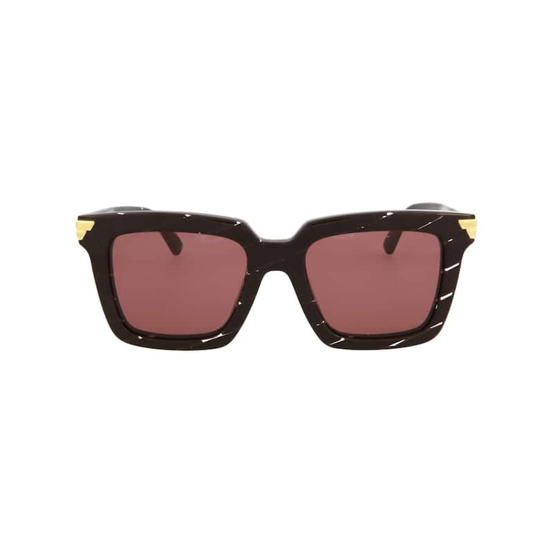 Bottega Veneta Rectangle-Frame Acetate Sunglasses