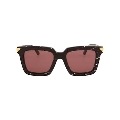 Bottega Veneta Rectangle-Frame Acetate Sunglasses