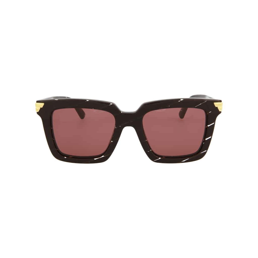 Bottega Veneta Rectangle-Frame Acetate Sunglasses