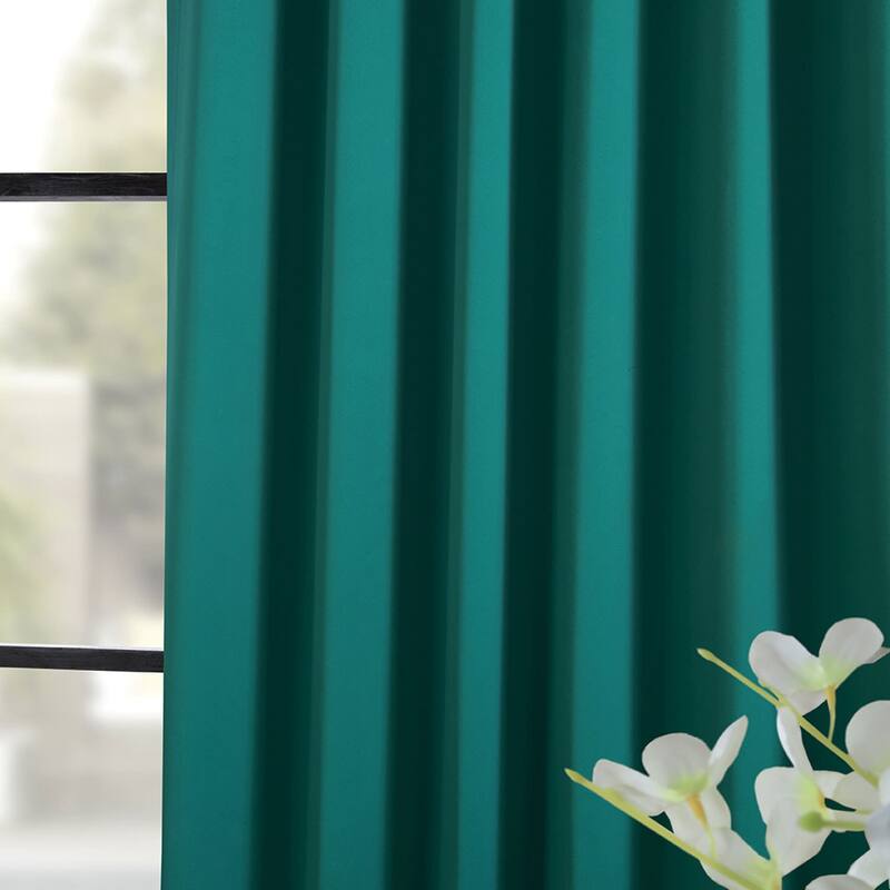 Exclusive Fabrics Room Darkening Curtain Panel Pair (2 Panels)