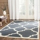 preview thumbnail 49 of 86, SAFAVIEH Handmade Cambridge Rosy Modern Moroccan Wool Rug 10' x 14' - Dark Grey/Ivory