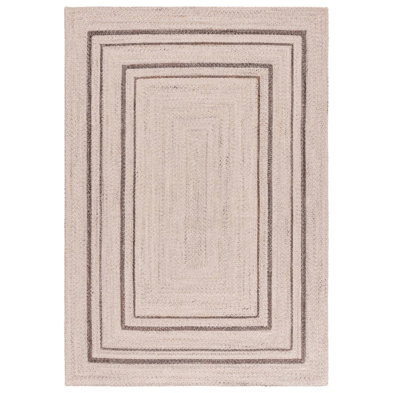 SAFAVIEH Handmade Braided Serifa Reversible Rug - 5' x 7' - Beige/Brown