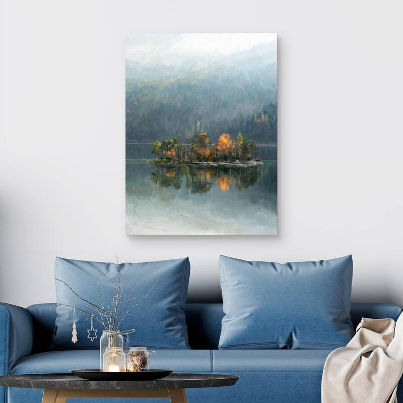 Lake Escape by Studio Arts Canvas Art Print