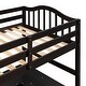 preview thumbnail 13 of 12, Twin Size Wooden Loft Bed With Drawers,Cabinet,Shelves and Desk for Home