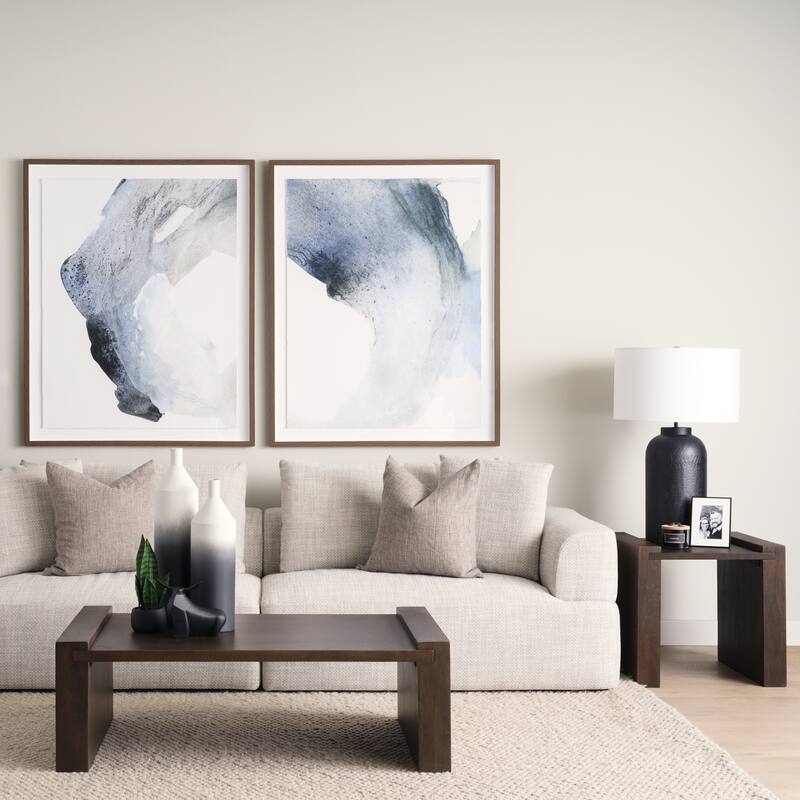 Wesson Light / Dark Brown Wood Accent Table