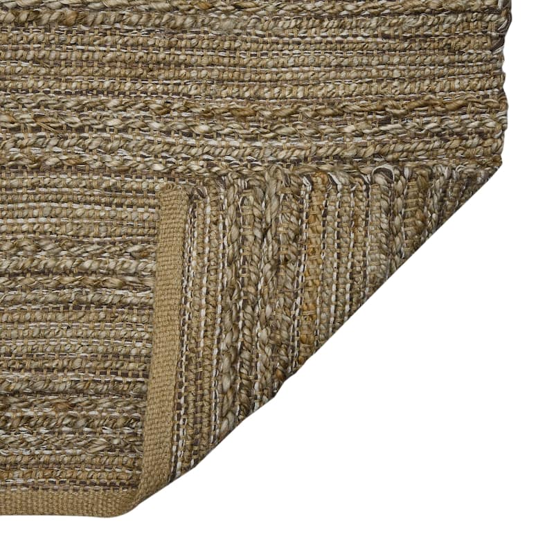 Saratoga All-natural Jute/Cotton Flatweave Area Rug