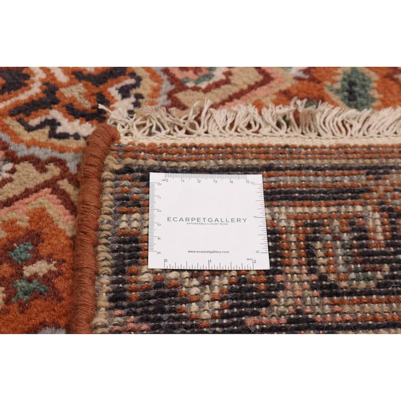 ECARPETGALLERY Hand-knotted Serapi Heritage Copper Wool Rug - 2'5 x 11'7