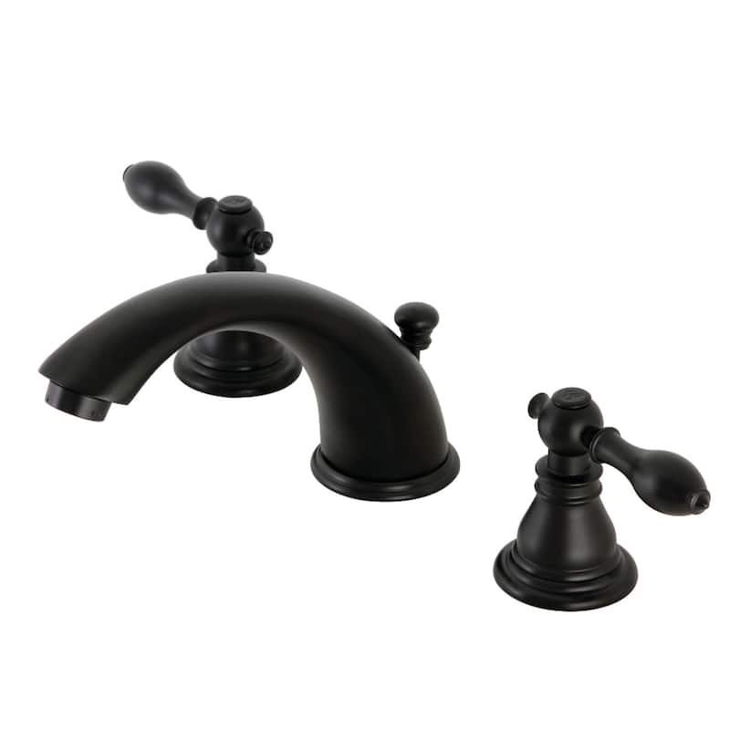 Kingston Brass American Classic 8 in. Widespread Bathroom Faucet - Matte Black