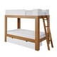preview thumbnail 19 of 19, Mid-Century Modern Twin over Twin Bunk Bed with Storage Drawers