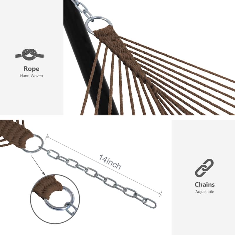 2 Person Cotton Rope with Stand