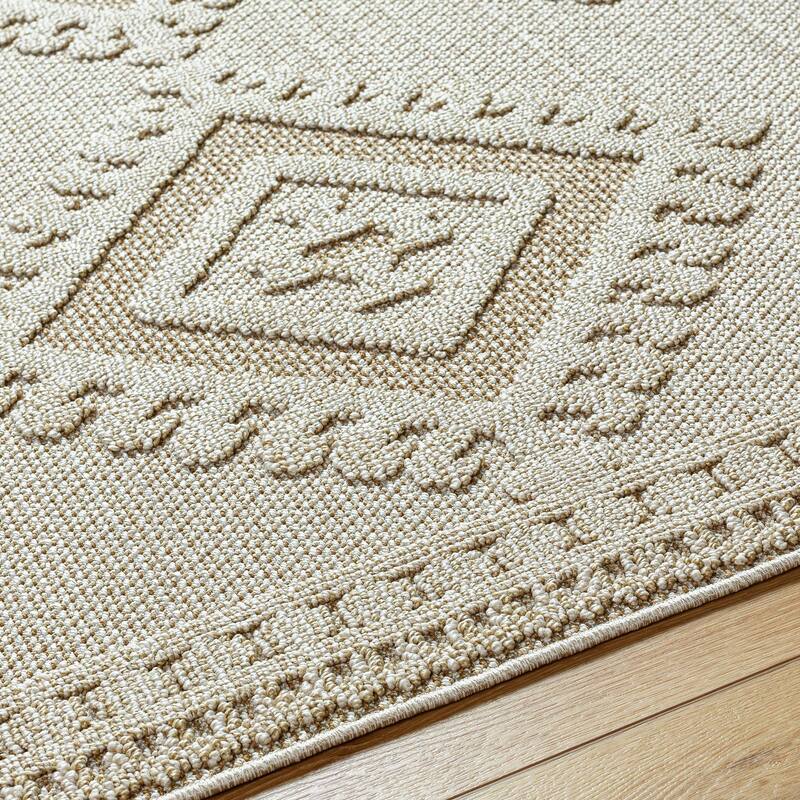 Livabliss Rockport Modern Moroccan Medallion Area Rug