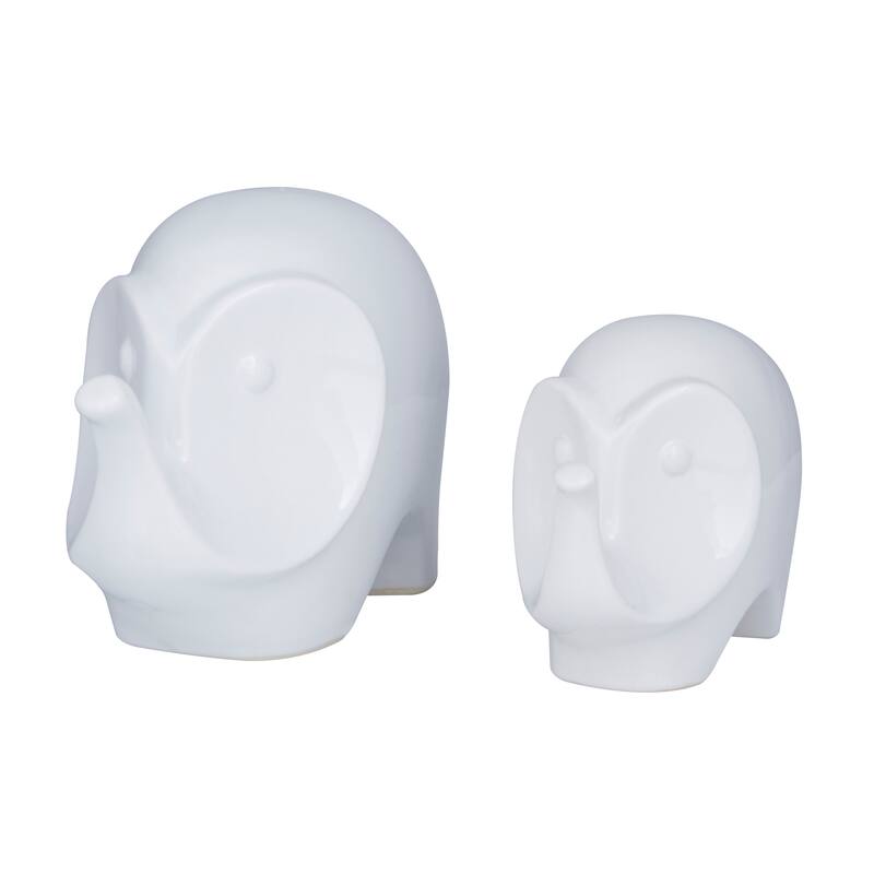 Stoneware Contemporary Sculpture - 7", 6"H