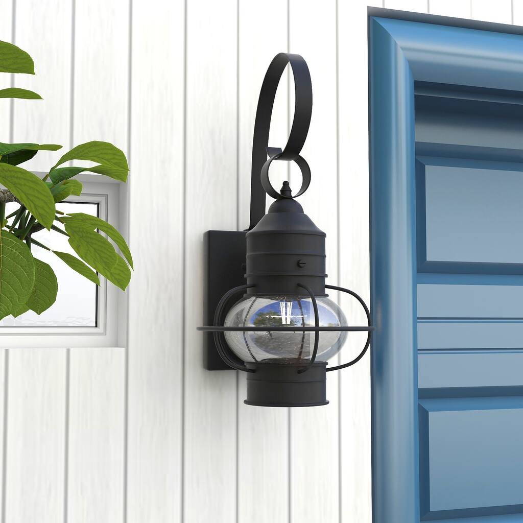1- Light Outdoor Wall Lanterns Lights - 9"x10.72"x17.51"