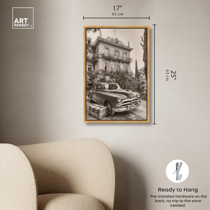 Pack Up the Car Canvas by Art Remedy