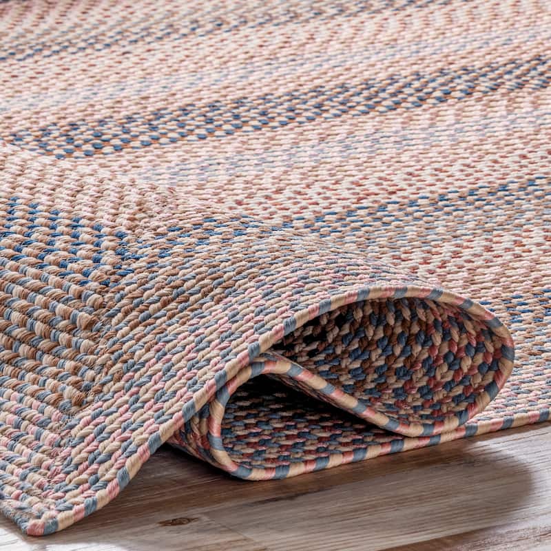 Nuloom Gwyneth Braided Borders Indoor/Outdoor Area Rug