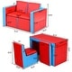preview thumbnail 3 of 9, Gymax Multi-functional Kids Sofa Table Chair Set Couch Storage Box