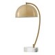 preview thumbnail 4 of 7, Uttermost Romani Brass Desk Lamp - 14.75"W x 10"D x 22"H